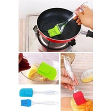 CATEKSSS 2'li Silikon Fırça Spatula Seti Renk Karışık Gelmekte Silikon Mor