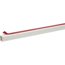 CATEKSSS 12X12 Yapışkan Bantlı Pvc Kablo Kanalı