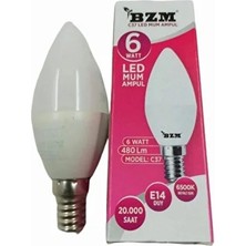 CATEKSSS 6 W E 14 Duy Beyaz LED Ampul 1 Adet