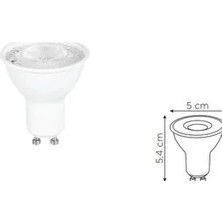 CATEKSSS 7 W GU10 Mercekli LED Ampül 6500K Beyaz