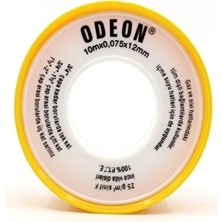 CATEKSSS Teflon Bant 10MT*12MM Küçük Beyaz
