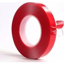 CATEKSSS 2 Metre 1*8 mm Çok Amaçlı Çift Taraflı Bant Çift Taraflı Bant Tr