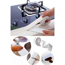 CATEKSSS Su Sızdırmaz Geçirmez Bant Lavabo Küvet Kenar Bandı Küvet Duş 3,2 M x 38 Beyaz