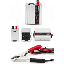 Hsc Bilişim 500W 12V Akü Güç Inverteri 220V Ac ve USB Çıkışlı Fanlı Dönüştürücü Araç ve Karavan Kullanımı
