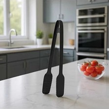 CATEKSSS Teflon Maşa Isıya Dayanıklı Mutfak Maşası Yanmaz Yapışmaz Teflon Mutfak Gereçleri 30 cm 220°C Teflon