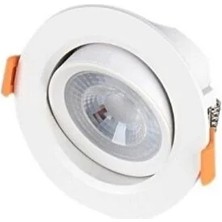 CATEKSSS 7 Watt Cob LED Spot Beyaz Gövde Beyaz Işık KDL107 6400K