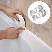CATEKSSS Banyo Küvet Lavabo Sızdırmaz Izolasyon Bant Beyaz Çok Renkli