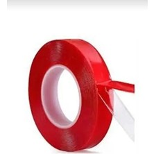 CATEKSSS Silikonlu Çift Taraflı Montaj Bandı 18MM x 2mt 1 Adet