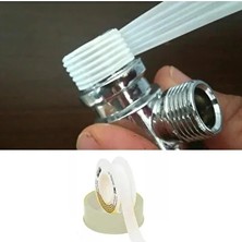 CATEKSSS Teflon Sızdırmaz Yalıtım Bant Bandı 12 mm x 10 Metre. Beyaz