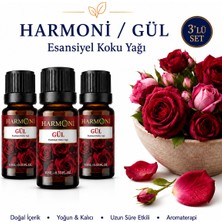 Harmoni GÜL Esansiyel Uçucu Koku 10ML Difüzör Esansı- Buhurdanlık Yağı ve Oda Kokusu ESANSİYEL YAĞLAR