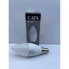 CATEKSSS LED Ampul 7W E14 Duylu Buji CT-4079 Beyaz Işık Beyaz