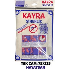 CATEKSSS Hayatsan - Sineklik Tek Cam + Yapıştırıcı Bant - Ölçü: 75X125 Cam