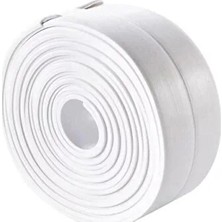 CATEKSSS Su Sızdırmaz Bant Mutfak Lavabo Pencere Duvar Bandı 3.2 Mt. Hızlı Yapıştırıcı Tr Beyaz
