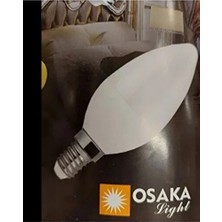 CATEKSSS 6W = 50W Eşdeğer 4000 Kelvin Ilık Beyaz LED Mum Ampul 540 Lümen A+ Enerji Tüketimi