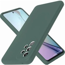 HANPORIUM Samsung Galaxy A32 Uyumlu Silikon Kılıf - Pastel Renk Tonu Kamera Korumalı Esnek Kapak - Yeşil