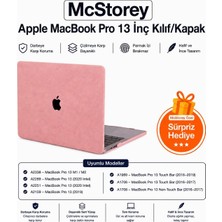 Hsc Bilişim Mcstorey Macbook Pro 13 Inç Kılıf A2338 M1 M2 Uyumlu Kumaş Kaplama Sert Koruyucu Hard Case A1706 A1