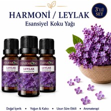Harmoni Leylak Çiçeği Esansiyel Uçucu Koku 3X10ML Difüzör Esansı Buhurdanlık Yağı ve Oda Kokusu