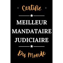 Hsc Bilişim Certifié Meilleur Mandataire Judiciaire Du Monde: Carnet De Notes Mandataire Judiciaire Humour- 110