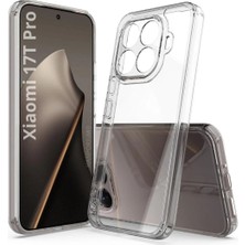 HANPORIUM Xiaomi 17T Pro Uyumlu Silikon Kılıf - Pastel Renk Tonu Kamera Korumalı Esnek Kapak - Şeffaf
