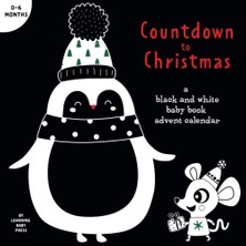 Hsc Bilişim Countdown To Christmas: A Black And White Baby Book Advent Calendar 0-6 Months: Festive High-Contra