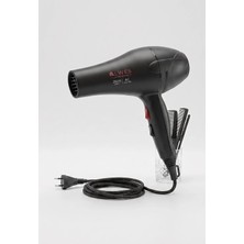 Hsc Bilişim Alwes Hardware Pro Fön Makinesi, Siyah, 2500 Watt, Ac Motor, Iyon Teknolojisi, Model AL-3002, Saç K