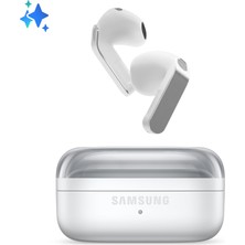 1001 Galaxy Buds4 Bluetooth Kulaklık, Beyaz, Metal Gövde, 1 Yollu Hoparlör, Ultra Net Arama Sesi, Adap