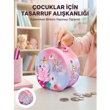 Epilons Mini Çocuk Para Kasası Güvenli Kilitli Birikim Kutusu