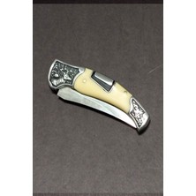 Columbia Company A-3209-D Geyik Motifli Koleksiyonluk ve Hediyelik Avcı Çakısı