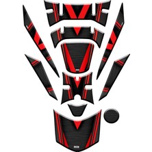Honda Pcx 2018 - 2020 Uyumlu Tank Pad Set 001