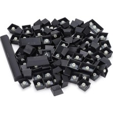 1001 108 Tuş Universal Mekanik Klavye Tuş Takımı Kapağı Keycap Siyah Us Layout Ingilizce Dizilim