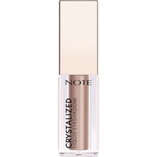 1001 Cosmetics Crystalized Liquid Eyeshadow Likit Metalik Göz Farı - 10 Sand Whisper