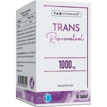 1001 Trans Resveratrol 1000 Mg 30 Tablet