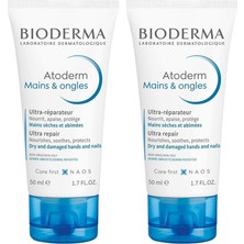 1001 Atoderm Hand & Nail Cream Kuru Ciltler Için El Kremi Shea Yağı Içeren Onarıcı ve Nemlendirici