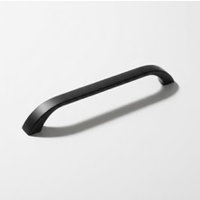 1001 Göksu Siyah Metal Mutfak Dolap Kulpları, Çekmece Kapak Kulbu, Mobilya Kulp (96 Mm, Adet, 1)