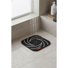 1001 Silikon Kötü Koku Önleyici Banyo Mutfak Lavabo Koku Önleyici Sızdırmaz Pedi Siyah Renk Delikl