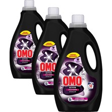 1001 Active Cold Power Siyahlar Için Sıvı Deterjan 2500 ml (3 Paketi)