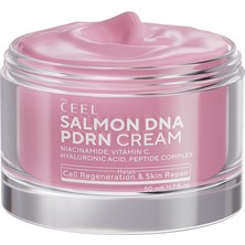 1001 Somon Dna Pdrn Kremi 50ML, Niacinamide ve C Vitamini Içeren Yüz Kremi - Hyalüronik Asit ve Pepti