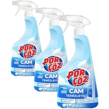 1001 Porcoz Cam Temızleyıcı Sprey 500ML (3 Paketi)