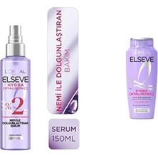 1001 Elseve Hydra [hyaluronic] Nem Dolduran Şampuan 300ML Nem Ile Dolgunlaştıran Serum 150ML Seti
