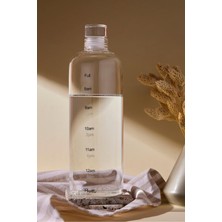 1001 Mercan Borosilikat Cam 1000 ml Su Şişesi ve Matara