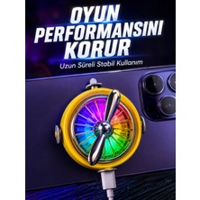 Epilons Telefon Için Rgb LED Manyetik Soğutma Fanı