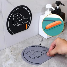 1001 Dekoratif Hayvan Figürlü Silikon Gider Kapağı - Banyo ve Mutfak Için Koku Önleyici Yer Süzge
