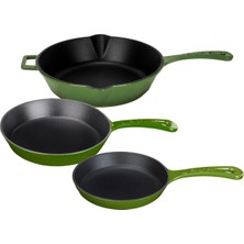 1001 Döküm 3'lü Tava Seti 16-20-24 cm