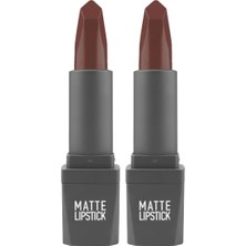 1001 Yoğun Renk Veren Uzun Süre Kalıcı Nemlendirici Kadifemsi Mat Ruj - Matte Lipstick 413 Dusty Plum