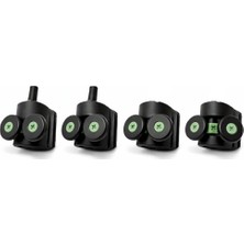 1001 Duşakabin Tekerlek Seti 4 Adet (2 Üst + 2 Alt) 2x2 Sistem Uyumlu Kayar Cam Kapı Ray Tekerleri, Ev