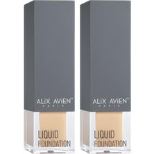 1001 Güneş Koruyucu SPF35+ Nemlendirici Etkili Kremsi Likit Fondöten - Liquid Foundation 311 Deep Beig