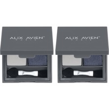 1001 Göz Farı - Duo Eyeshadow 202 Blue Gray & Pearly Navy 3 G (2 Paketi)