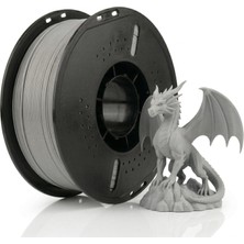 1001 Pla+ Filament 1.75 mm 1 kg Gri - Yüksek Hızlı Baskı, ±0.02MM Tolerans, Fdm/ams Uyumlu 3D Yazıc