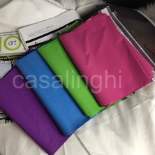 1001 Cepsiz Karışık Renkli Kargo Poşeti Küçük Boy Poşet Poly Cute Mailing Bags 24X30+5 cm - 4 Ade