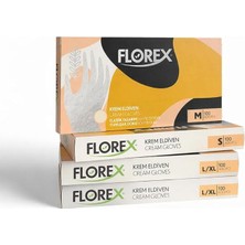 1001 Florex Tek Kullanımlık Hibrit Eldiven - Silikon ve Lateks Içermez, Yumuşak Doku ve Elastik Tasa